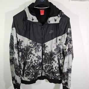 Nike Have a Nike Day Black & White Full Zip Hoodie Sweatshirt!